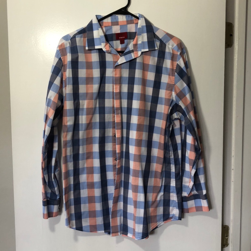 Alfani Slim Fit Button Down Dress Shirt